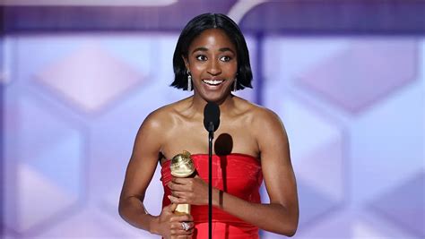 ayo edebiri prada|'The Bear' star Ayo Edebiri wins at Golden Globes .